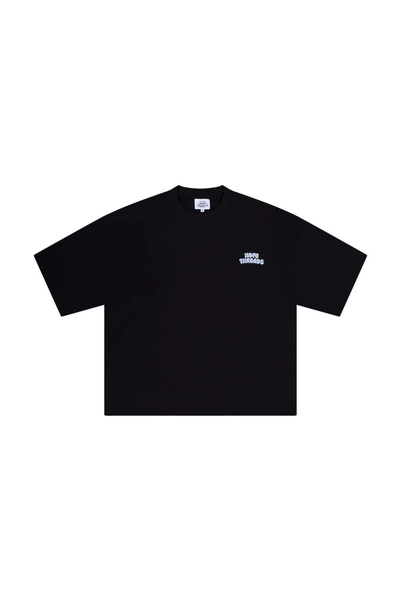 Hope Black Minimalist Tee