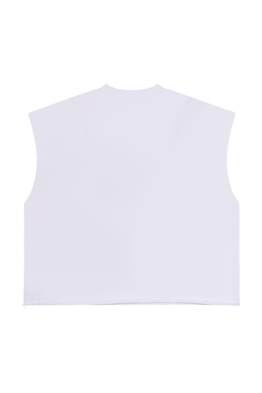 Hopethreads Pink Logo White Sleeveless Shirt