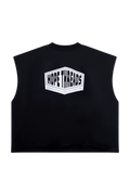 Hopethreads Black Sleevless Shirt
