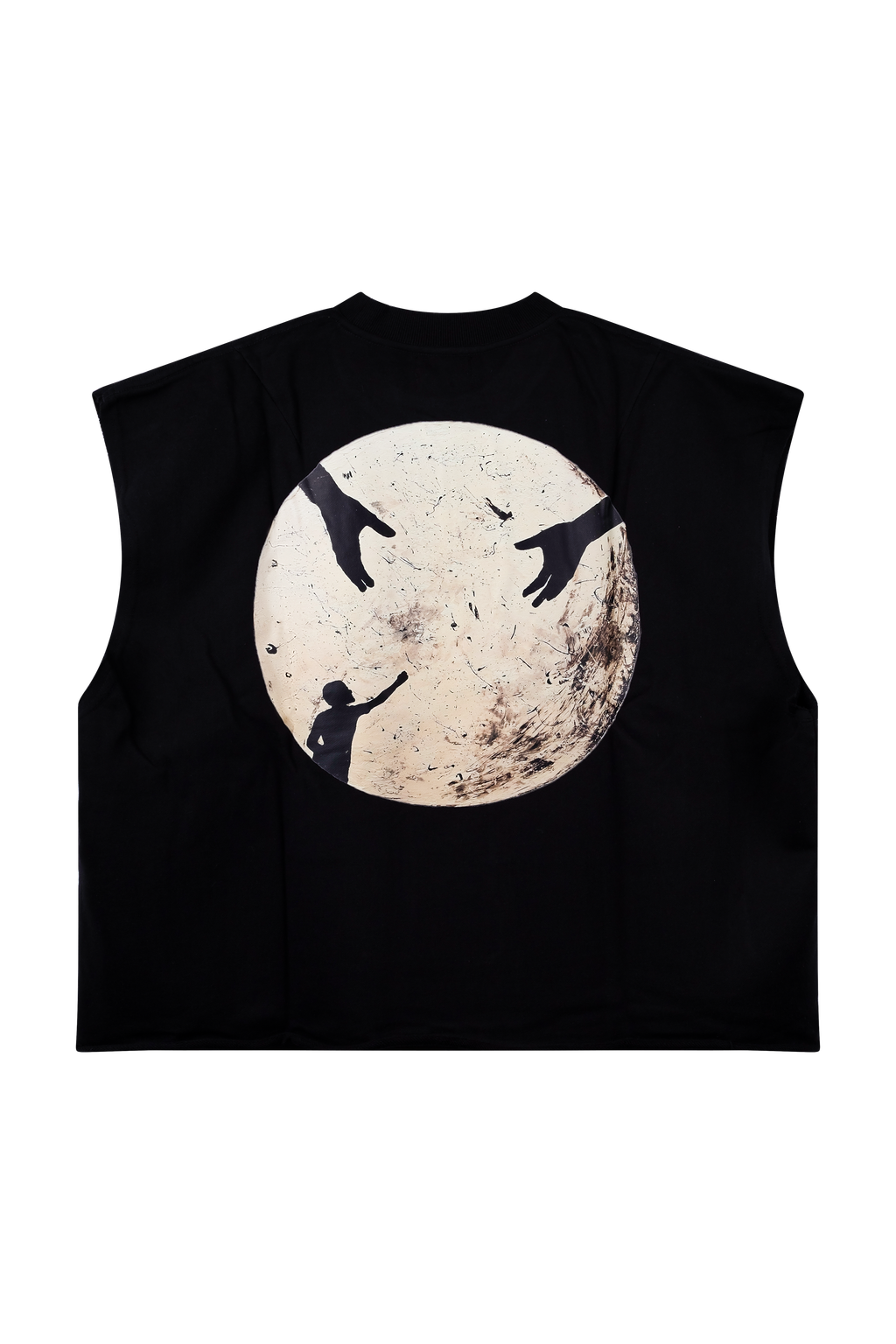 Hopethreads Black Sleevless Shirt