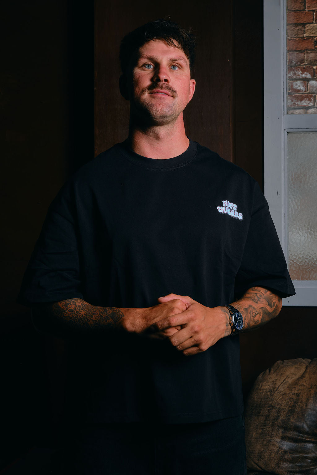 Hope Black Minimalist Tee