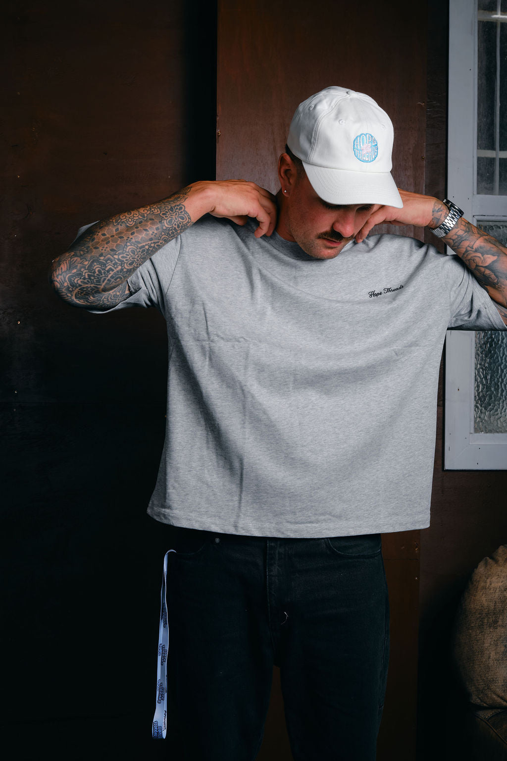 Hope Gray Minimalist Tee