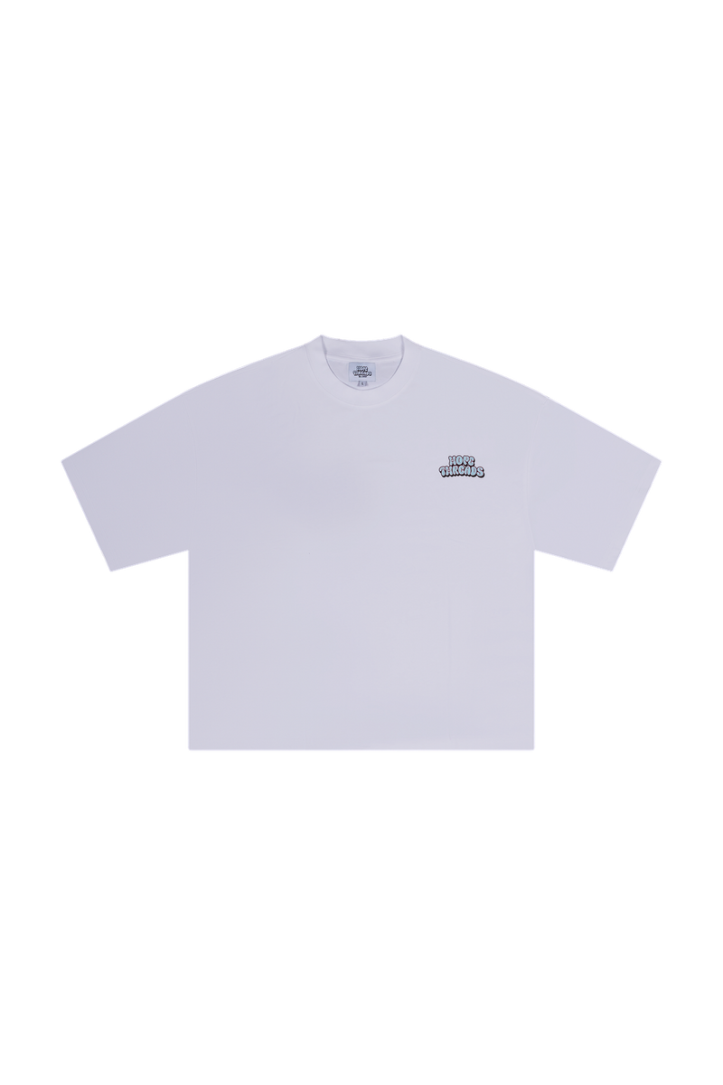Hope White Minimalist Tee